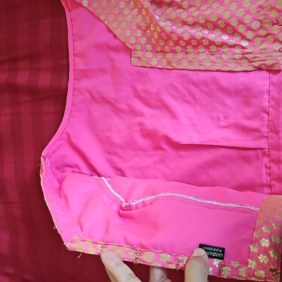 Indian Brocade blouse/crop top - Picture 5 of 8